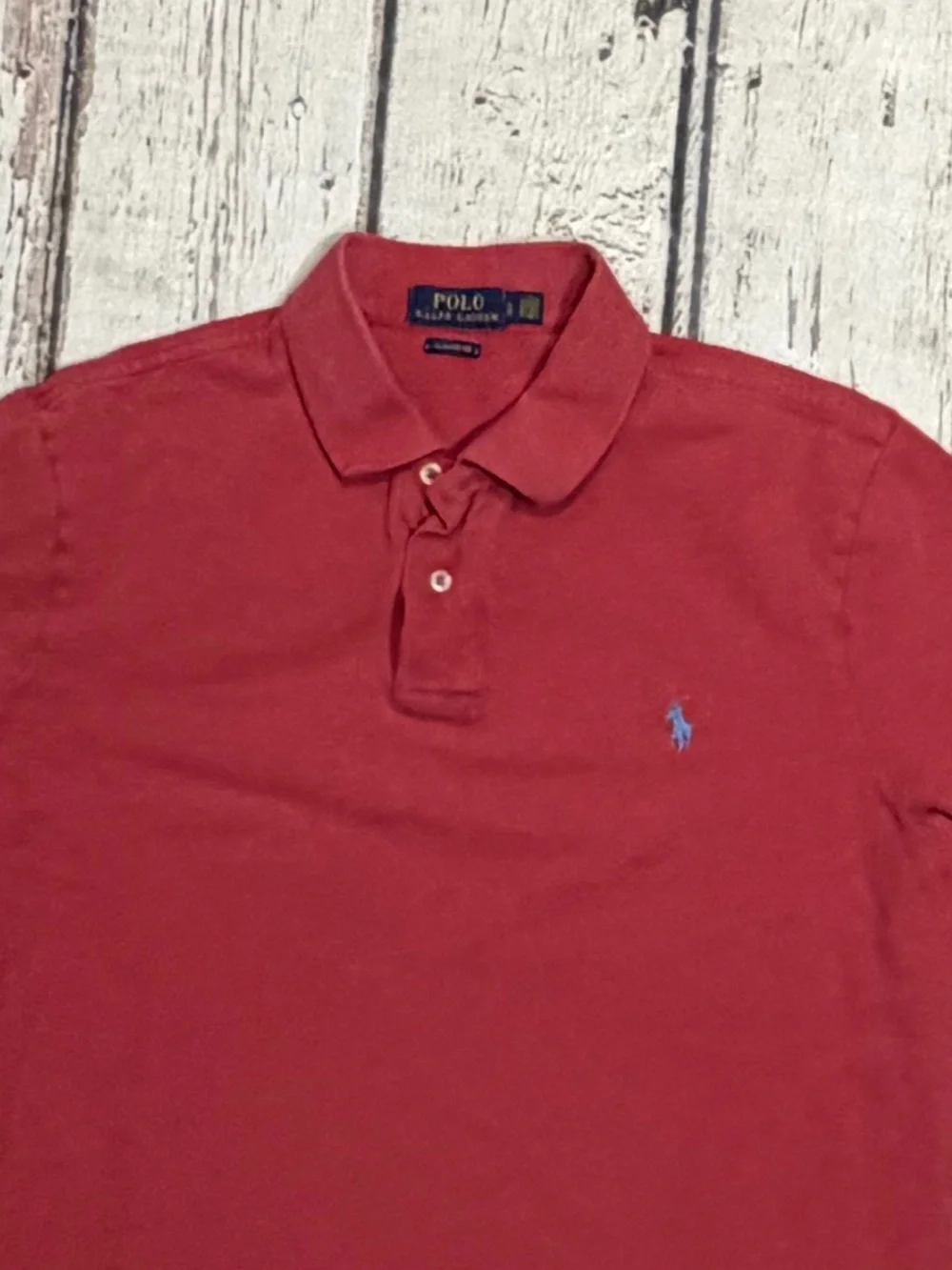 Polo Ralph Lauren Heathered Red Golf Short Sleeve Tennis Preppy Men's Shirt